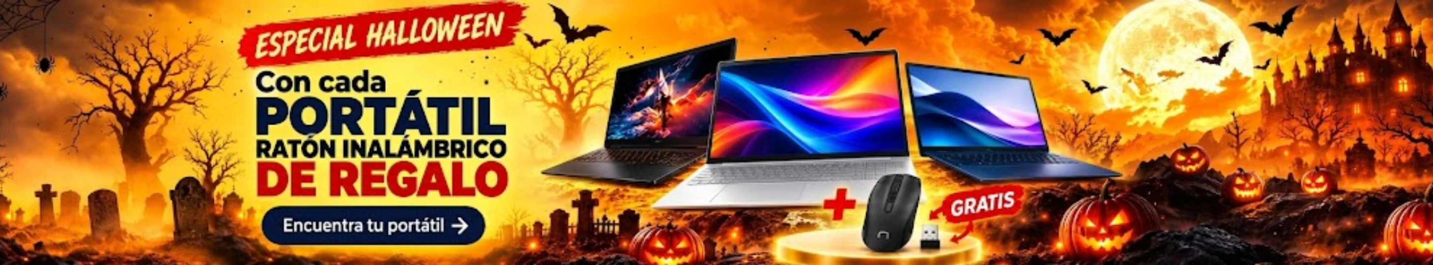 Especial Halloween: compra un portátil y consigue un ratón inalámbrico de regalo