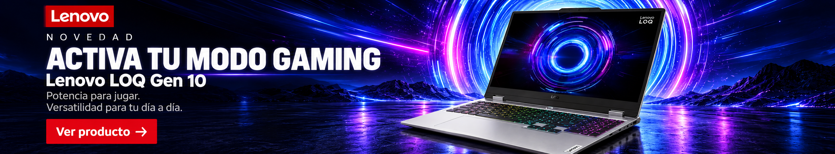 Lenovo LOQ Gen 10: activa tu modo gaming